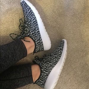 Patterned Tennis Shoes